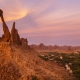 Rock arch at sunset in Ennedi